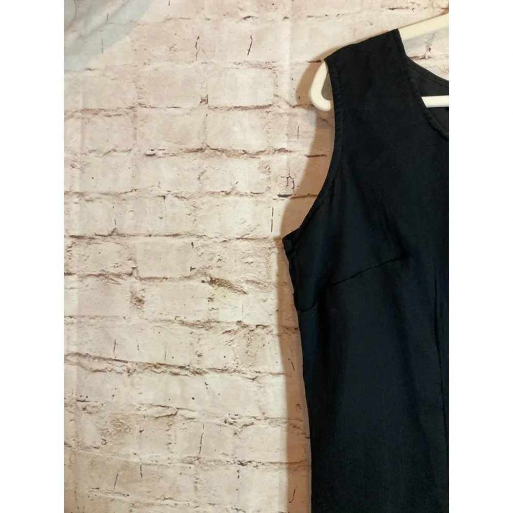 Vintage Jewel Queen Silk Chiffon Maxi Dress Womens 8 Black Grunge Whimsigoth - Picture 6 of 12